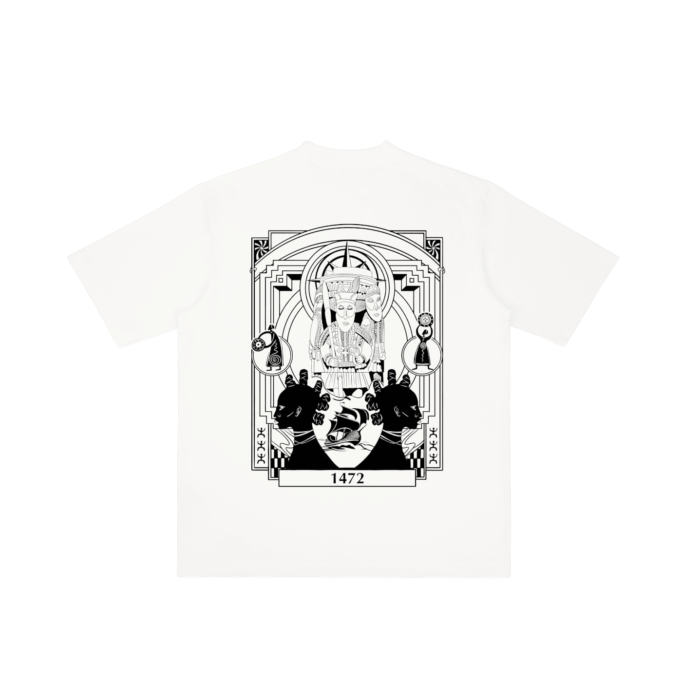 Vintage Wash Drop Shoulder T-shirt - 1472 Classic Style and