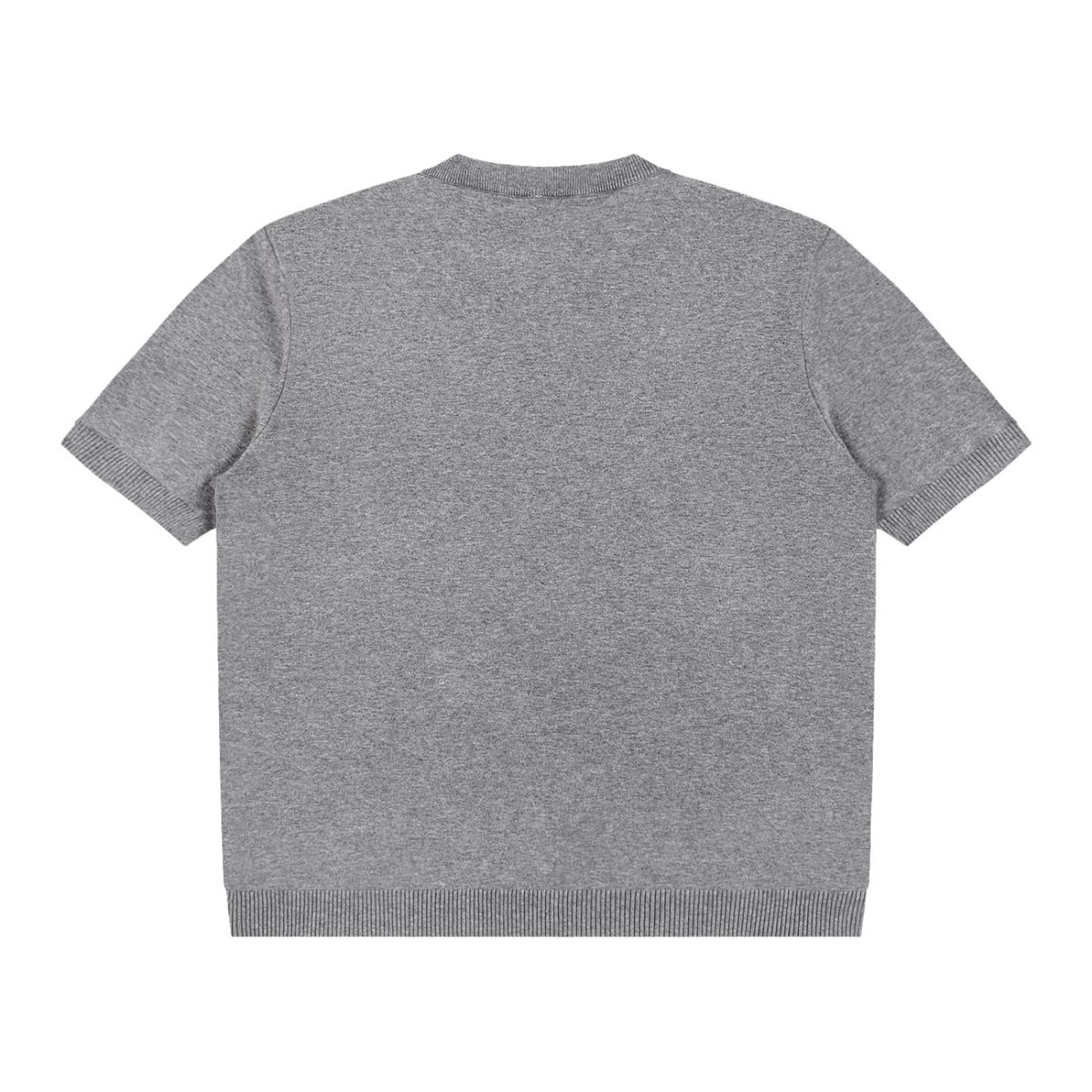 Cotton Knit Short Sleeve Henley T-Shirt