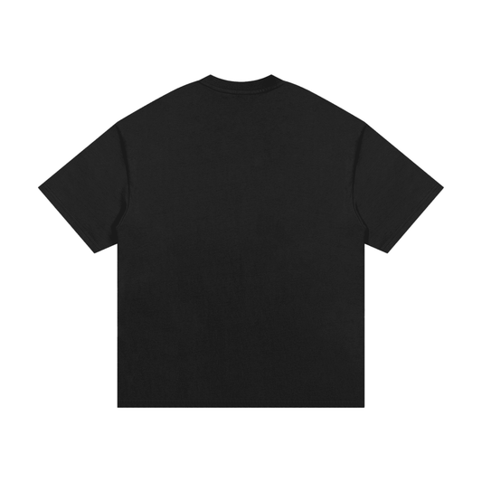 Essential Heavyweight Cotton T-Shirt Black - | 234 Collectives