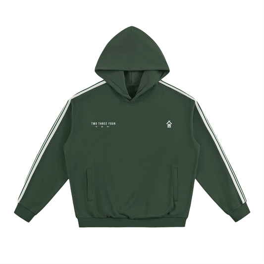 Travellers Club Side Stripe Drop - Shoulder Hoodie - | 234 Collectives