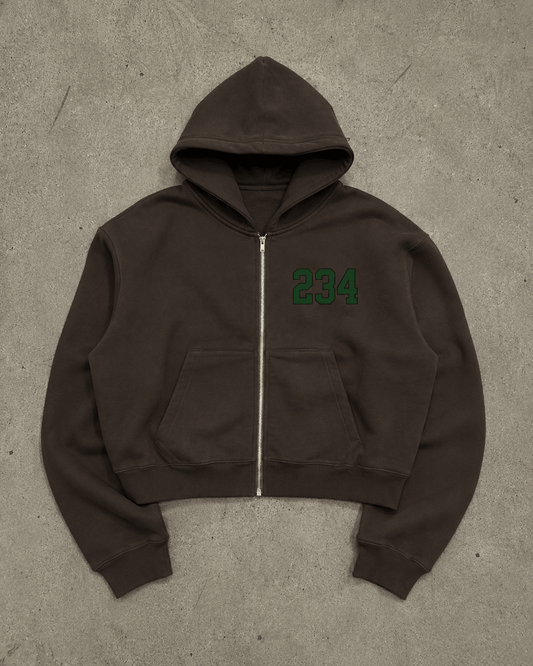 234 Boxy Zip-Up Hoodie - | 234 Collectives