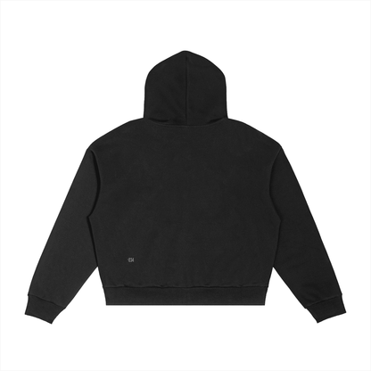 234 Plaid Boxy Zip Hoodie - | 234 Collectives