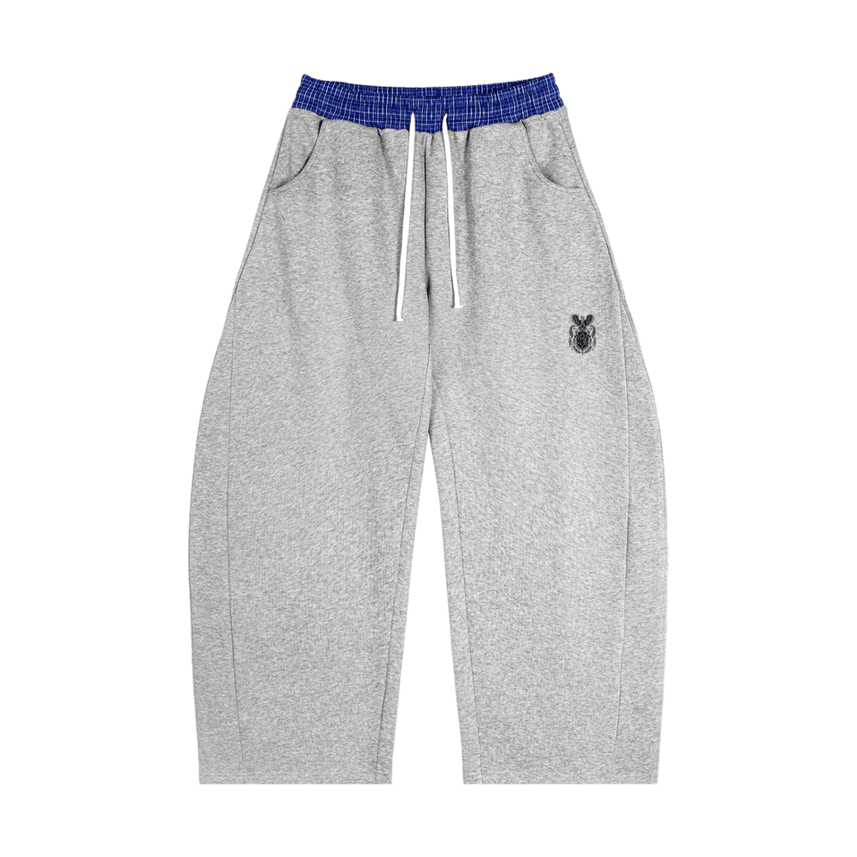 234 Plaid Waistband Barrel Sweatpants - | 234 Collectives