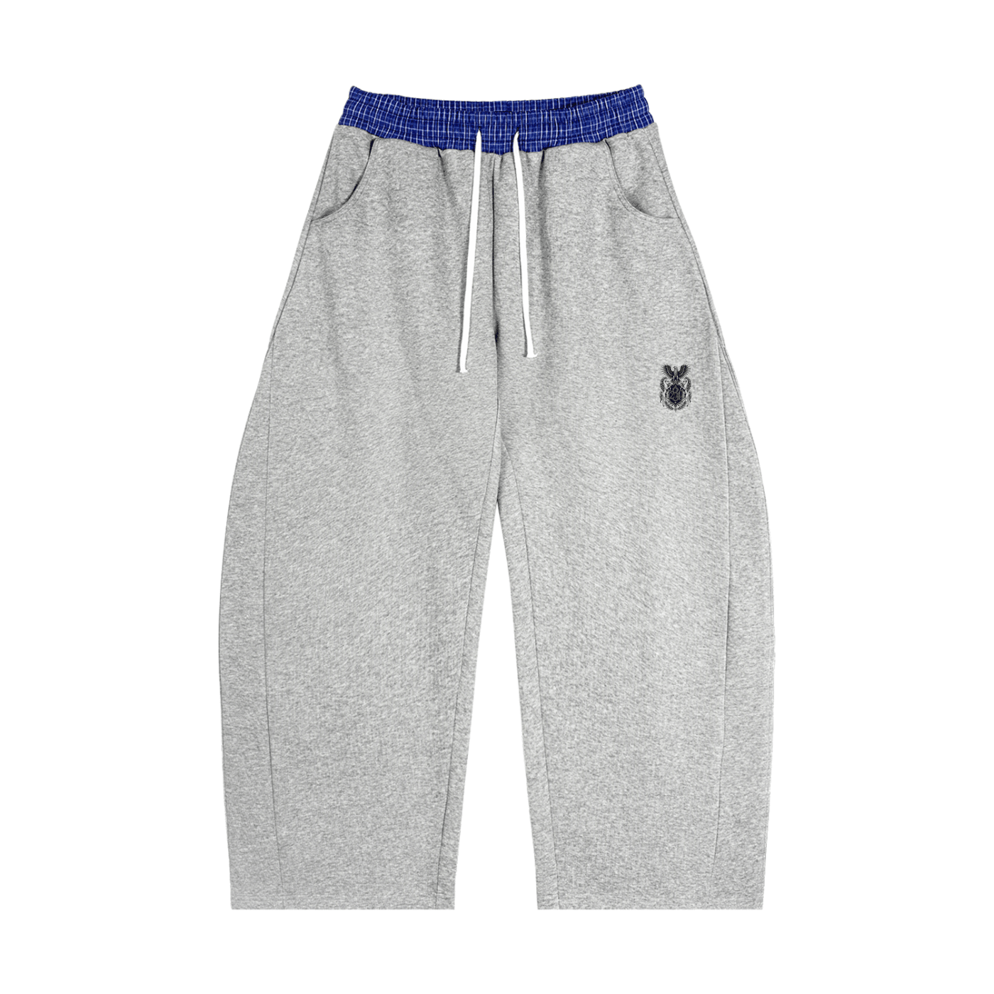 234 Plaid Waistband Barrel Sweatpants - | 234 Collectives