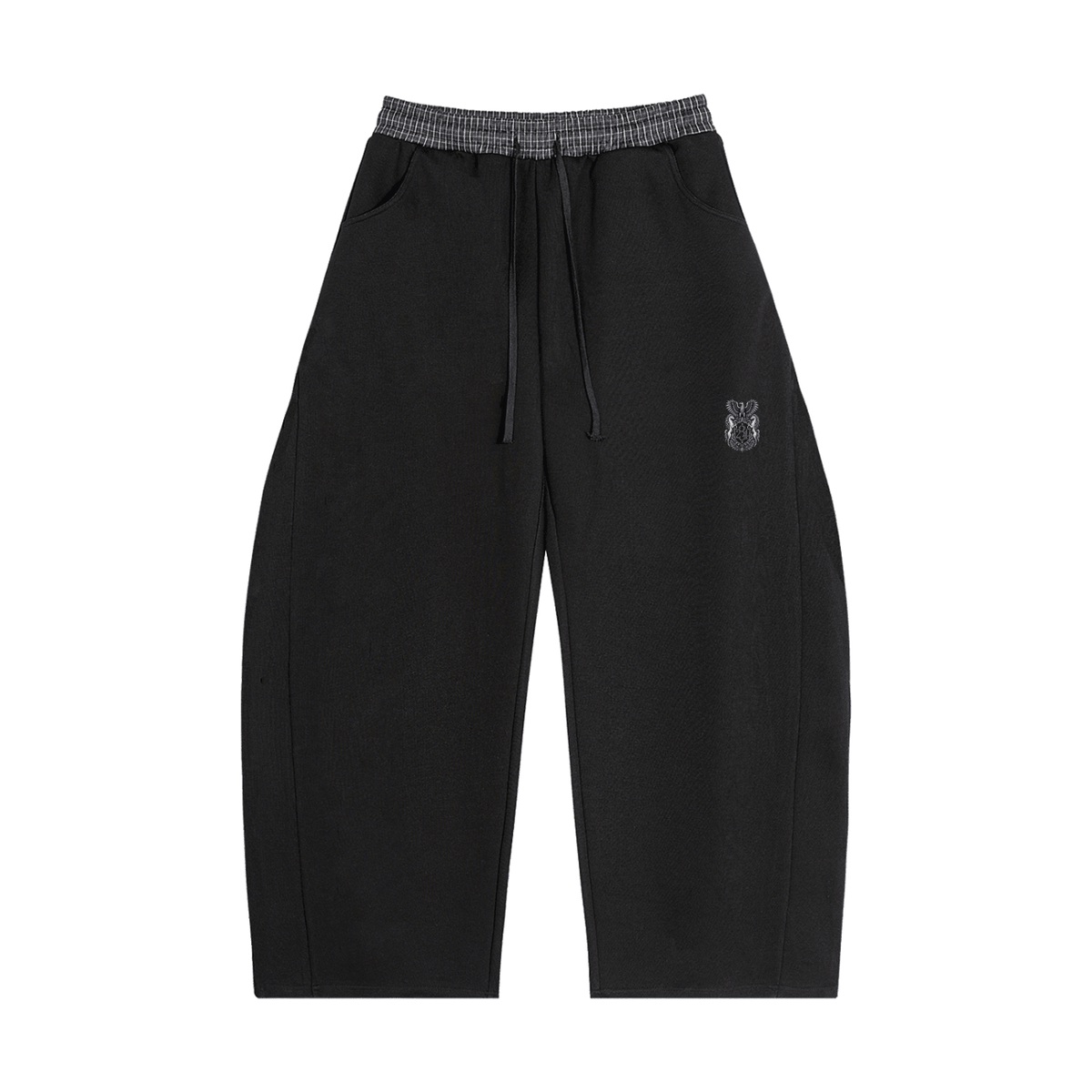234 Plaid Waistband Barrel Sweatpants - | 234 Collectives