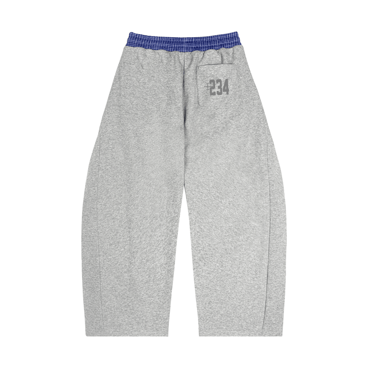 234 Plaid Waistband Barrel Sweatpants - | 234 Collectives