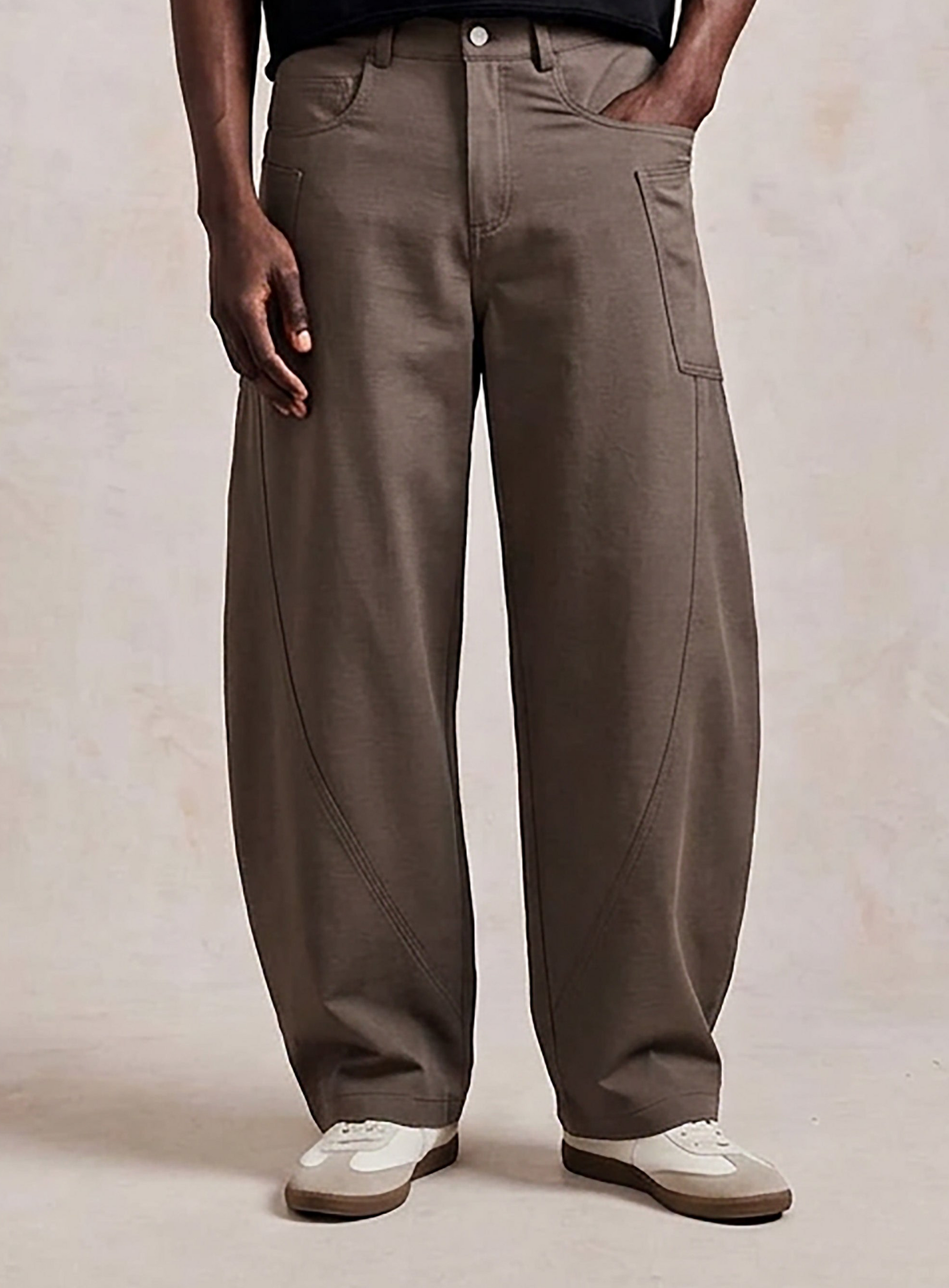 Men's Barrel Leg Pants