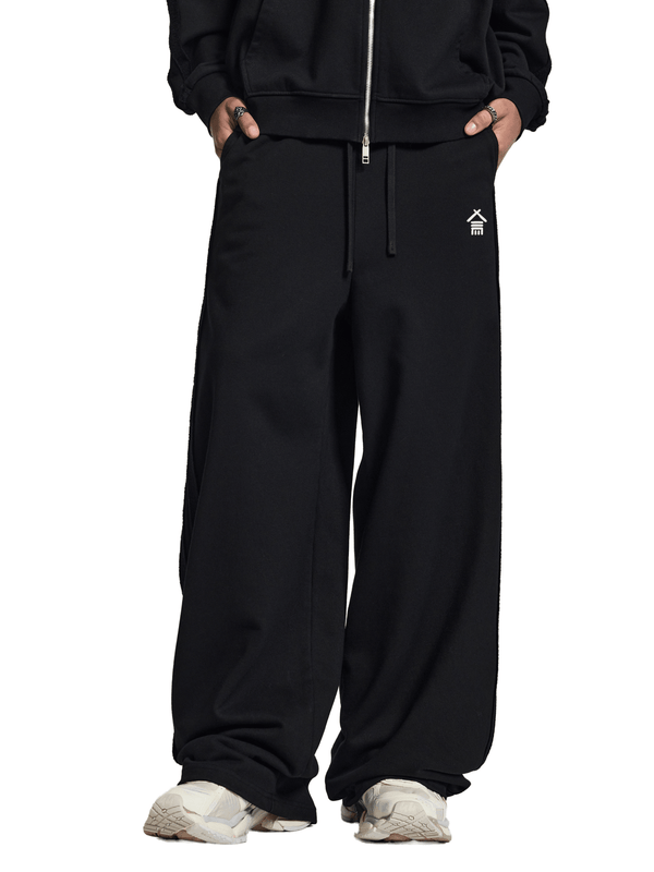 Contrast Tape Wide - Leg Sweatpants - | 234 Collectives