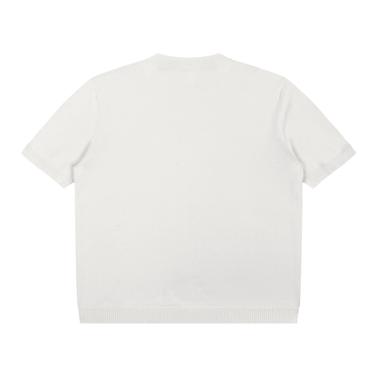 Cotton Knit Short Sleeve Henley T-Shirt - | 234 Collectives