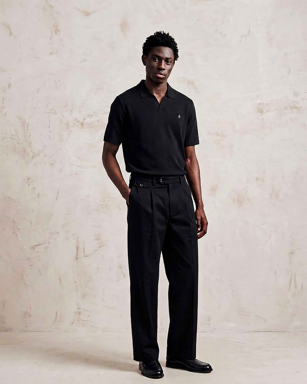 Men's Drop Shoulder Polo Shirt