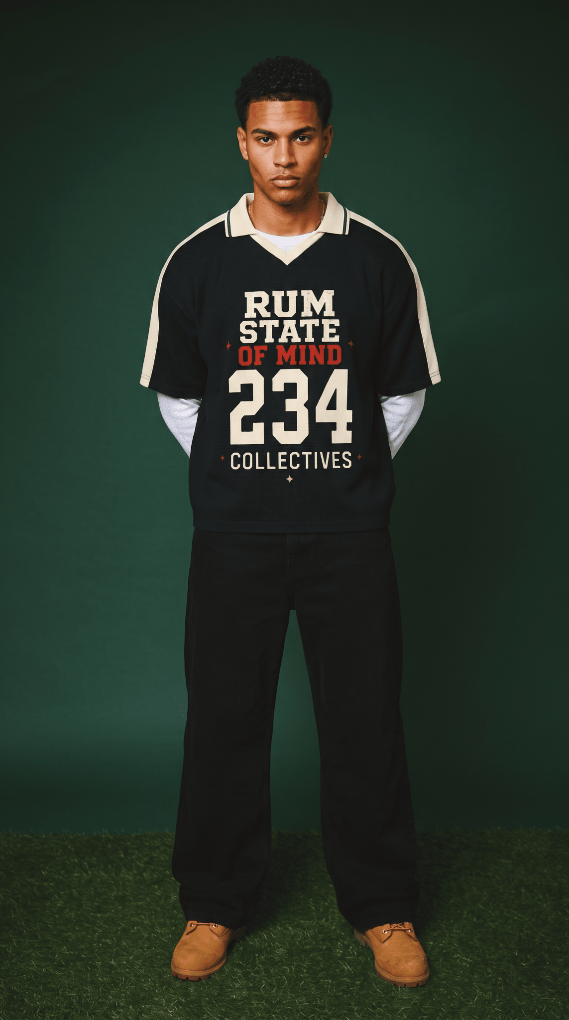 Rum State of Mind Unisex Color Block Polo Shirt - | 234 Collectives