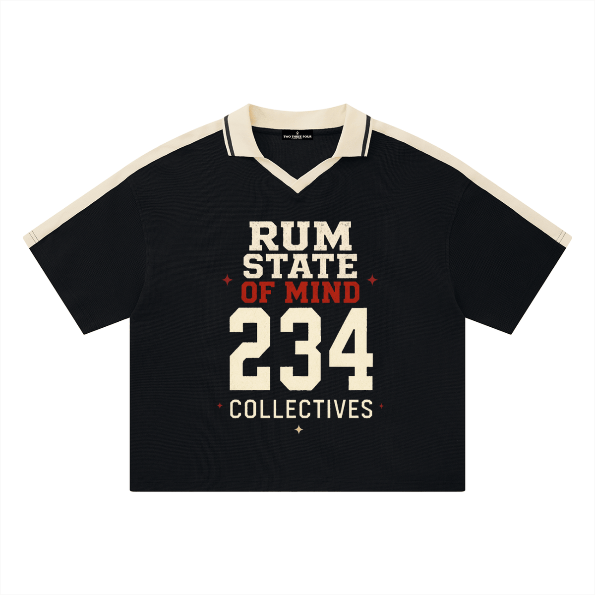 Rum State of Mind Unisex Color Block Polo Shirt - | 234 Collectives