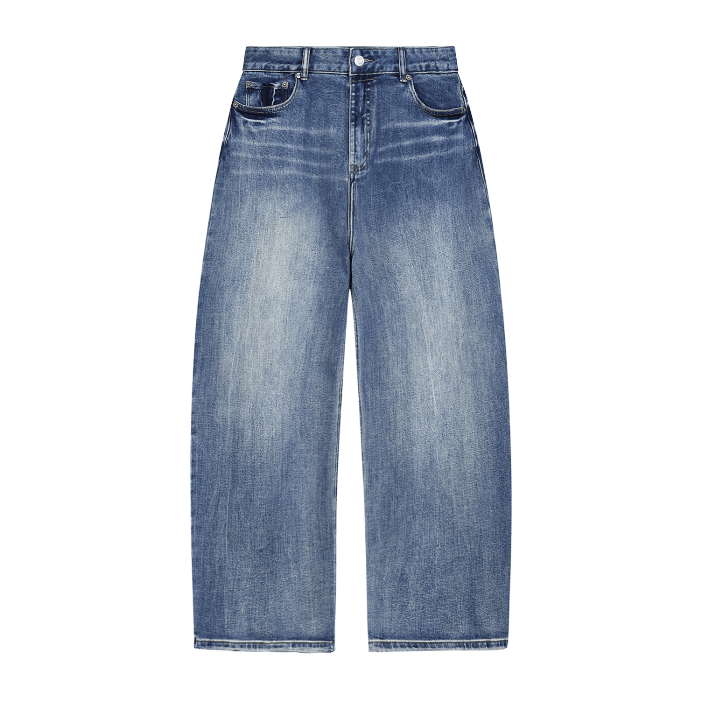 Sun Fade Heavyweight Denim Jeans - | 234 Collectives