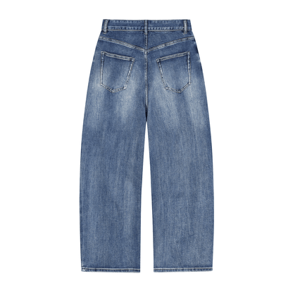 Sun Fade Heavyweight Denim Jeans - | 234 Collectives