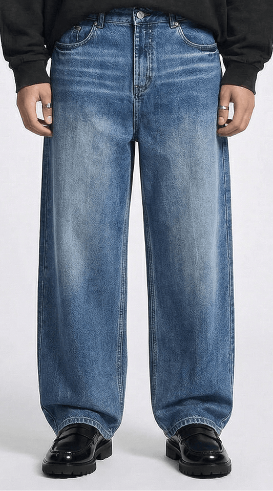 Sun Fade Heavyweight Denim Jeans - | 234 Collectives