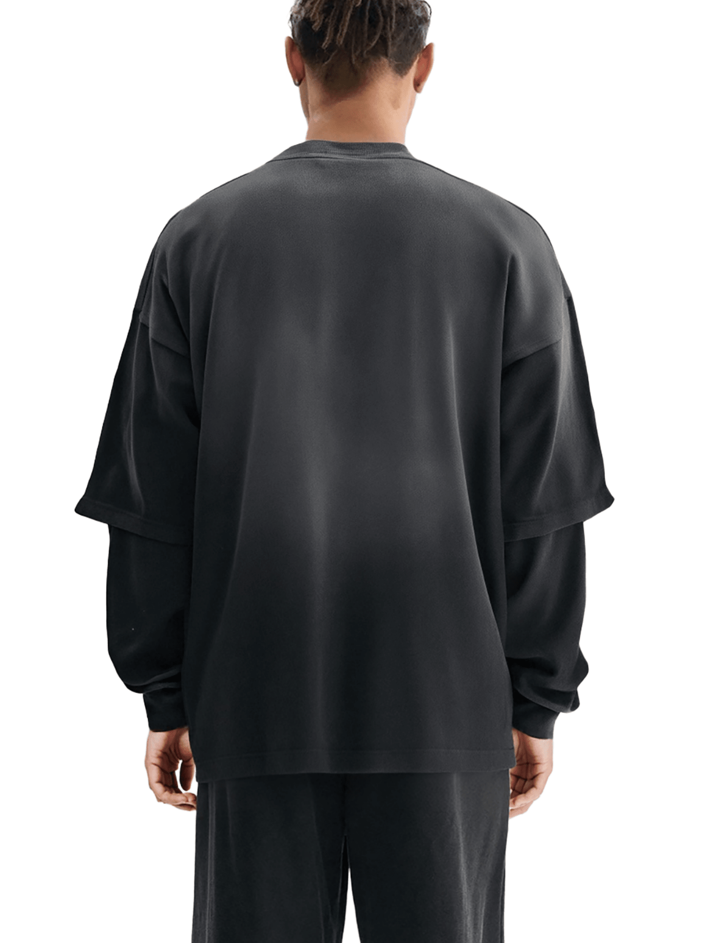 Sunfade Hand - Frayed Faux Two - Piece T-Shirt - | 234 Collectives