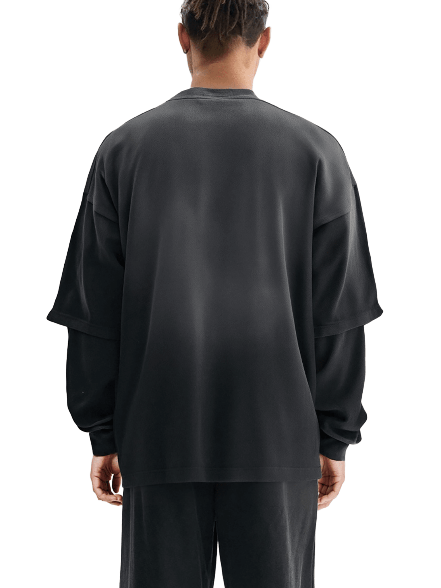 Sunfade Hand - Frayed Faux Two - Piece T-Shirt - | 234 Collectives
