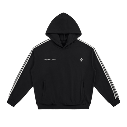 Travellers Club Side Stripe Drop - Shoulder Hoodie - | 234 Collectives