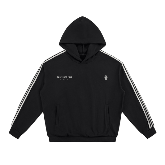 Travellers Club Side Stripe Drop - Shoulder Hoodie - | 234 Collectives